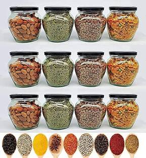 Antique Buyer Glass Grocery Container  - 400 ml