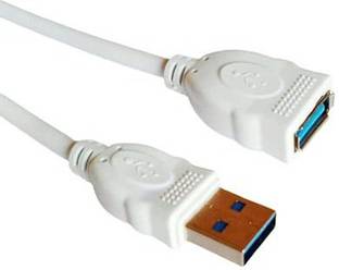 TERABYTE Reversible USB 2.0 2 A 4 m 4 Meter Extension Cable USB 2.0/3.0 Docking Flexible Extender Cord