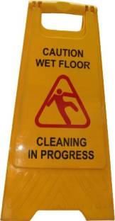 RAHUL PROFESSIONALS Cleaning in progress Emergency Sign