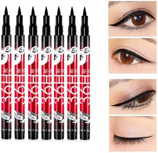 teayason Insta Beauty Water & Smudge Proof 36 Hour Long Lasting Liquid EyeLiner Pack of 7 17.5 g