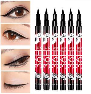 teayason Insta Beauty Water & Smudge Proof 36 Hour Long Lasting Liquid EyeLiner Pack of 6 15 g