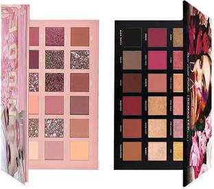 MY TYA 36 Colors Combo Matte Shimmer EyeShadow Palette Eye Shadow Nude + Rose Gold 36 g