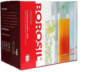 BOROSIL (Pack of 6) VISION Glass Set Water/Juice Glass