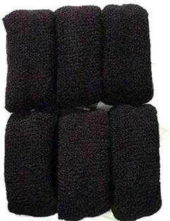 Myra Collection Rubber Cotton Elastic Delight Hair Band set of 6 Hair Band