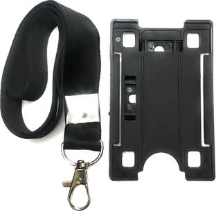 AKAN Plastic ID Badge Holder, Lanyard