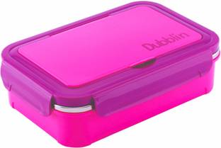डब्ब्लिन Buffet Stainless Steel Insulated Airtight with spoon fork Pink 2 कंटेनर लंच बॉक्स