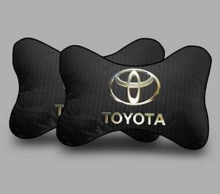 MeeFactory Black Polyester Car Pillow Cushion for Toyota
