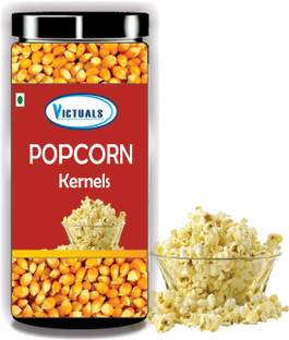 Victuals Popcorn Kernels Seeds 200g | 100% Popping Kernels ( Popcorn Makka | Makai ) Unflavored Popcorn