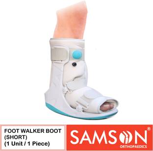 SAMSON Foot Walker Boot (Short) with Airway: Full Protection & Rigid Immobilization (L) Foot Support