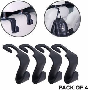 EVERSHINET Car Backseat Head Rest Organizer Hook Hanger Car Side Seat Catcher - 4 pcs Car Side Seat Catcher