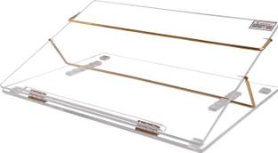 RASPER Acrylic Writing Desk Acrylic Table Top Elevator (Standard Size 21x15 Inches) Acrylic Portable Laptop Table