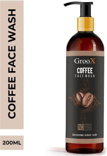 GrooX Coffee Blackhead Removal, Deep Cleansing & Wash Ultra Clean  Face Wash