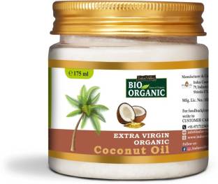 Indus Valley Bio Organic Extra Virgin Coconut For Body, , Skin & Baby Massage Hair Oil
