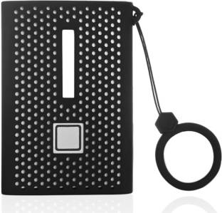 syscom Silicone Case for Samsung T7 Portable SSD 1TB 2TB 500GB Lightweight Black 2.5 inch Silicon Case