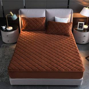 Luxurious Life Double Size Fitted Polycotton Stretchable, Waterproof Mattress Cover