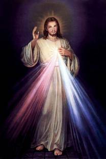 Divine Jesus Blessings ON FINE ART PAPER HD QUALITY WALLPAPER POSTER Fine Art Print