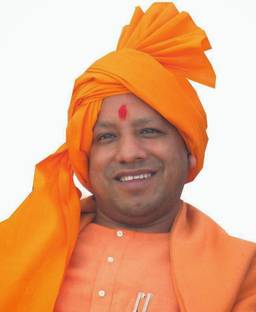 yogi adityanath2 on quality paper 13x19 Paper Print