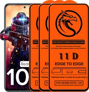 TOPTEMPER Edge To Edge Tempered Glass for REDMI NOTE 10S