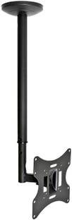 GITRU Adjustable Bracket Fits Most 14-42" LCD LED Monitor Screen TV Tilt / 360°Swivel Ceiling TV Mount