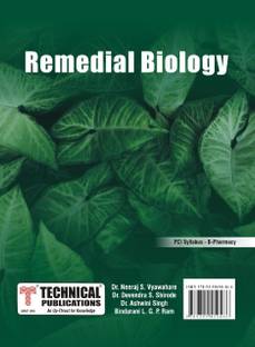 Remedial Biology for B. PHARMACY - PCI SYLLABUS - Textbook