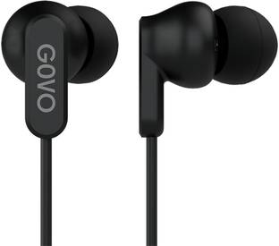 GOVO GOBASS 400 in-Ear Earphones with 10mm Drivers, Tangle Free cable & 3.5mm Jack Wired