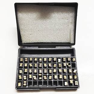 iTS TYPE SET FOR RIBBON BATCH CODING MACHINE 2X3X15MM LETTER SET Label Stamping Machine