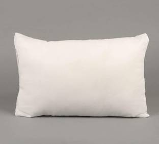 MeeFactory Rectangular Cushion Pillow Fillers Inserts for Bed, Sofa, 16 x 26 Inch Microfibre Solid Cushion Pack of 1