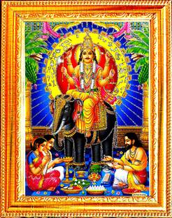 SUNINOW Vishwakarma ji photo frame Religious Frame