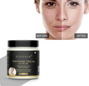 Desi Crew Diamond Facial Scrub For Removes Dirt Scrub