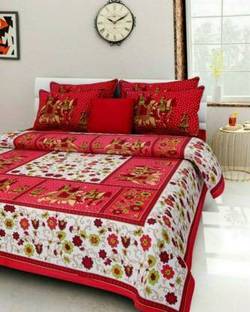 Rekha boutique Cotton Double Bed Cover