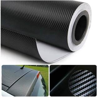 SIA VENDORS 3D Car Carbon Fiber Stickers Roll Film DIY Wrap Auto Motorcycle Windows Phone Matte Hyundai 1 Series Side Garnish