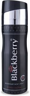 BlackBerry Deodorant Body Spray For Men 200 ml Deodorant Spray  -  For Men