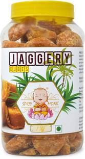 Spicy Monk 100% Vegan and Gluten Free, Natural Jaggery Cubes Block Jaggery