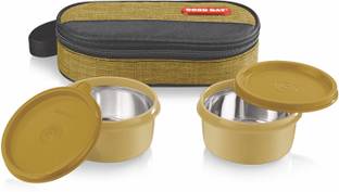 Good Day Micro Twin-Brown 2 Containers Lunch Box