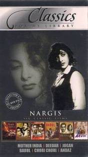 Classics For My Library Nargis Six classic Films (Mother India/Deedar/Jogan/Babul/Chori Chori/Andaz