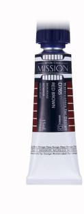 Mijello Mission White Designer Gouache Red Brown 15 ML