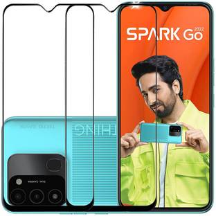 SPRITZEN Edge To Edge Tempered Glass for Tecno Spark Go 2022, Tecno Spark Go 2021, Tecno Spark Go 2020