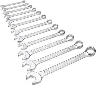 गिज़्मोस्टार TOOL Long Combination Spanner/Wrench Set Tools kit/12 Piece Tools kit डबल साइडेड कॉम्बिनेशन रिंच