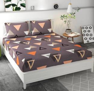Flipkart SmartBuy Microfiber Double Flat 144 TC Floral Bedsheet