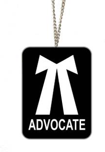 Sunder Kaya Car Hanging Accessories - Advocate Printed Interior Decoration Decorative Showpiece  -  10 cm