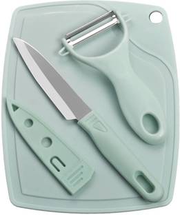 AlexVyan Plastic, Stainless Steel Cutting Board