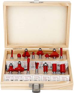 amiciTools 15pcs Woodworking Milling Cutters, Router Bit for Wood Engraving Cutting Tools 15pcs Woodworking Milling Cutters, Router Bit for Wood Cutter Engraving Cutting