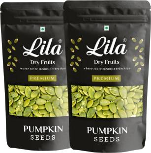 lila dry fruits Premium Raw Pumpkin Seeds |Immunity Booster|Kadu Beej|Super Seeds 500gm*2 Pumpkin Seeds