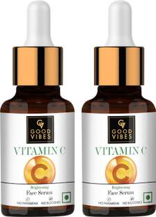 GOOD VIBES Vitamin C Brightening Face Serum (10 ml, Pack of 2)