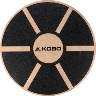 KOBO Wood Wobble Exercise Balance Board (IMPORTED) Wobble Board Fitness Balance Board