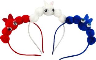 FINXFAIMA Googly Eyes Hair Band (Pack of 3 Hair Bands) Head Band