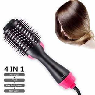 VKK TRADERS Hair Dryer 4 in 1 (5 W, Black) Black Hair Styler one step hair dryer