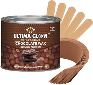 Ultima glow hair removal wax dark chocolate wax strip stick for all skin soft wax g 600.55 Wax