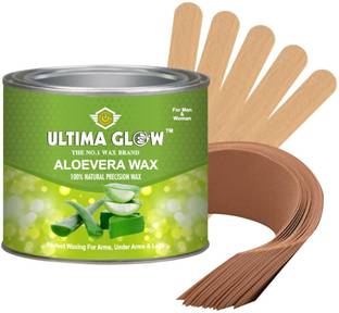 Ultima glow Aloevera Wax Strip And Stick Wax For All Skin Full Body 599.7 Wax