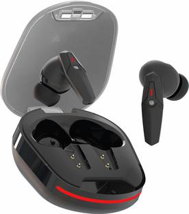 WINGS Phantom 105 Earbuds with Game Mode, ENC, 40 Hours Playtime, RGB Light Bluetooth Gaming
